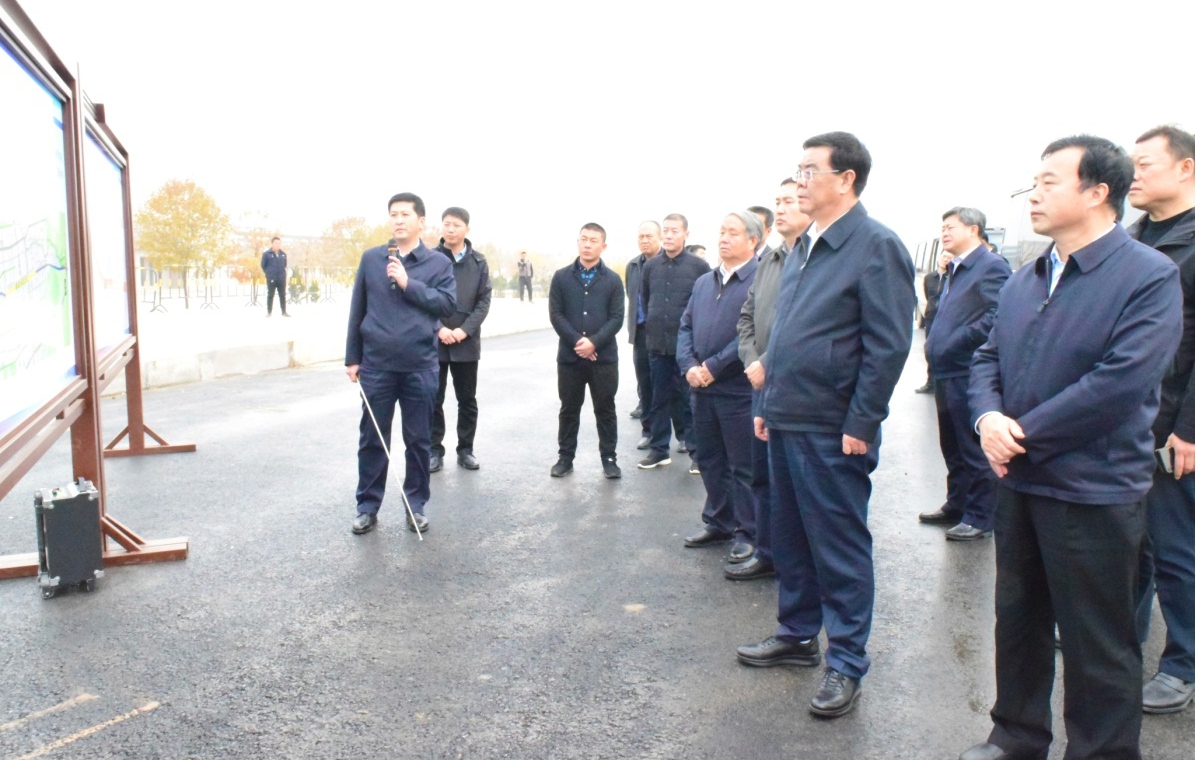 晋中市委书记赵建平一行到山西建投承建的 晋中市城建重点工程项目现场调研 ——以城建重点工程为抓手建设宜